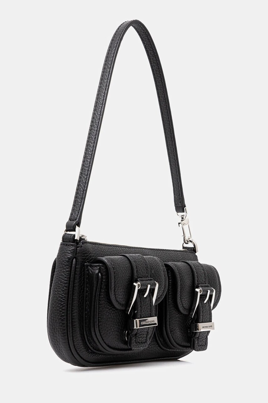 Шкіряна сумочка MICHAEL Michael Kors колір чорний 32S5SZCU1L