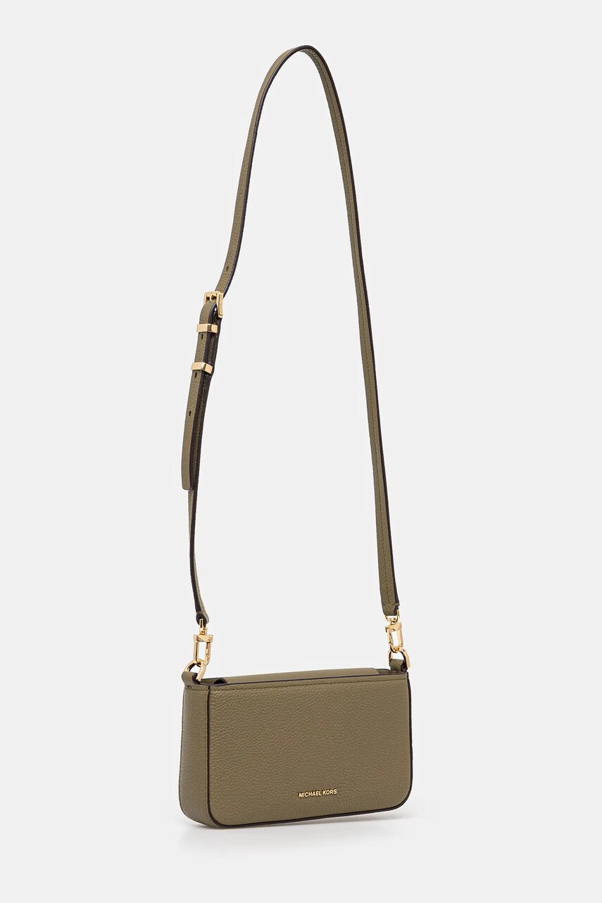 Шкіряна сумочка MICHAEL Michael Kors колір зелений 32S5GYTU1L