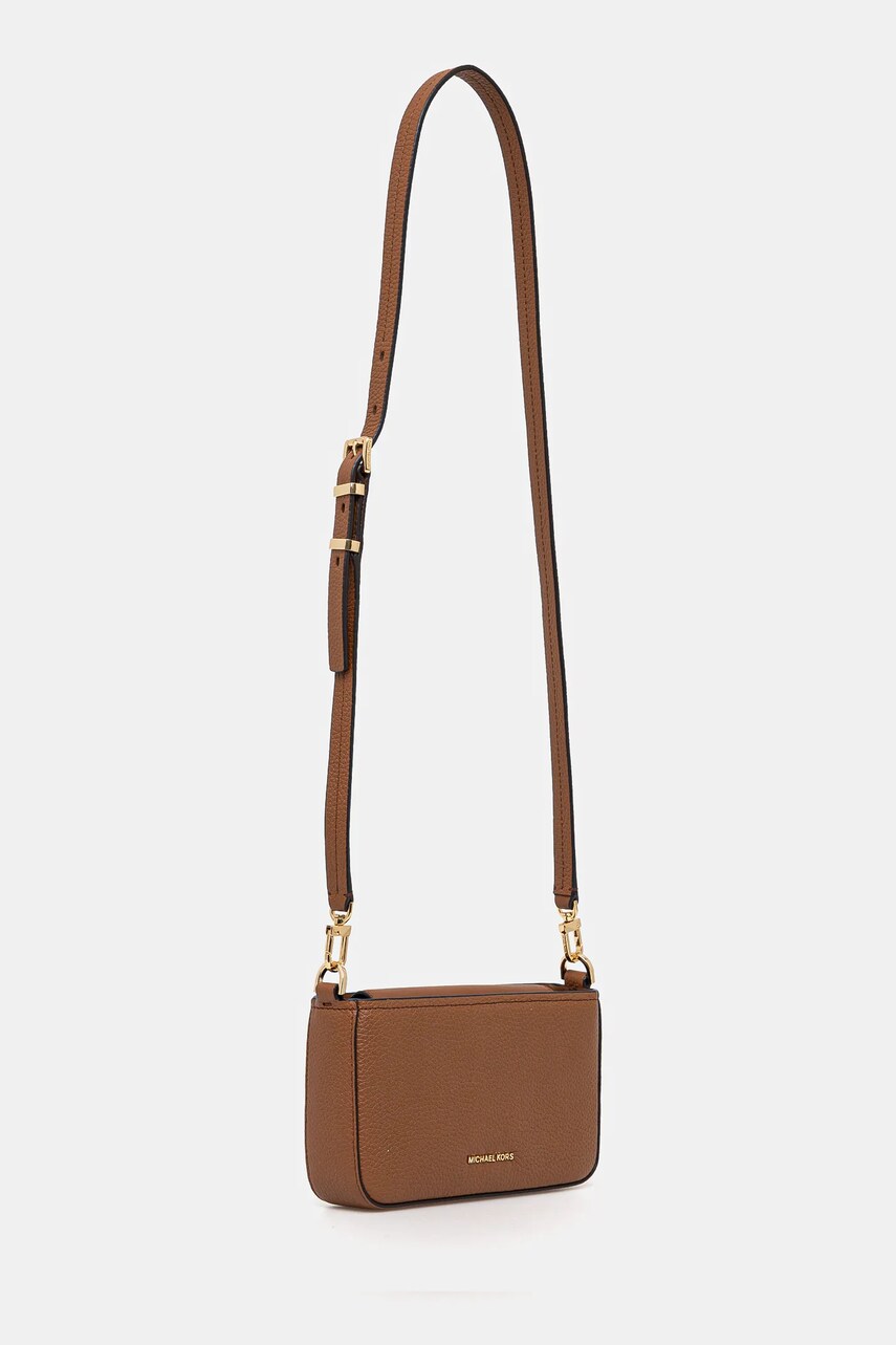 Шкіряна сумочка MICHAEL Michael Kors колір коричневий 32S5GYTU1L