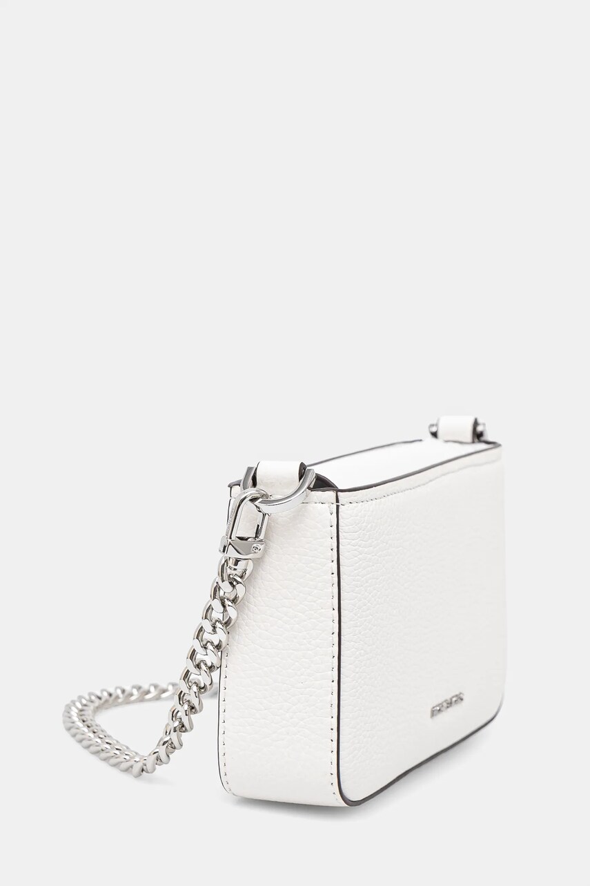 Шкіряна сумочка MICHAEL Michael Kors колір білий 32S5SYTU1L