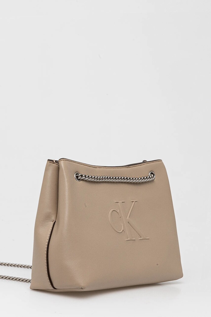 Сумочка Calvin Klein Jeans колір бежевий LV04K3163G