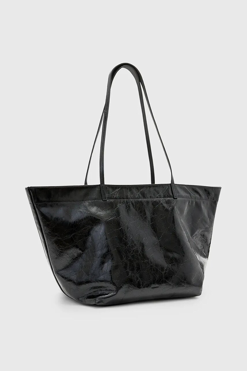 Шкіряна сумочка AllSaints SERAFINA колір чорний W123XC