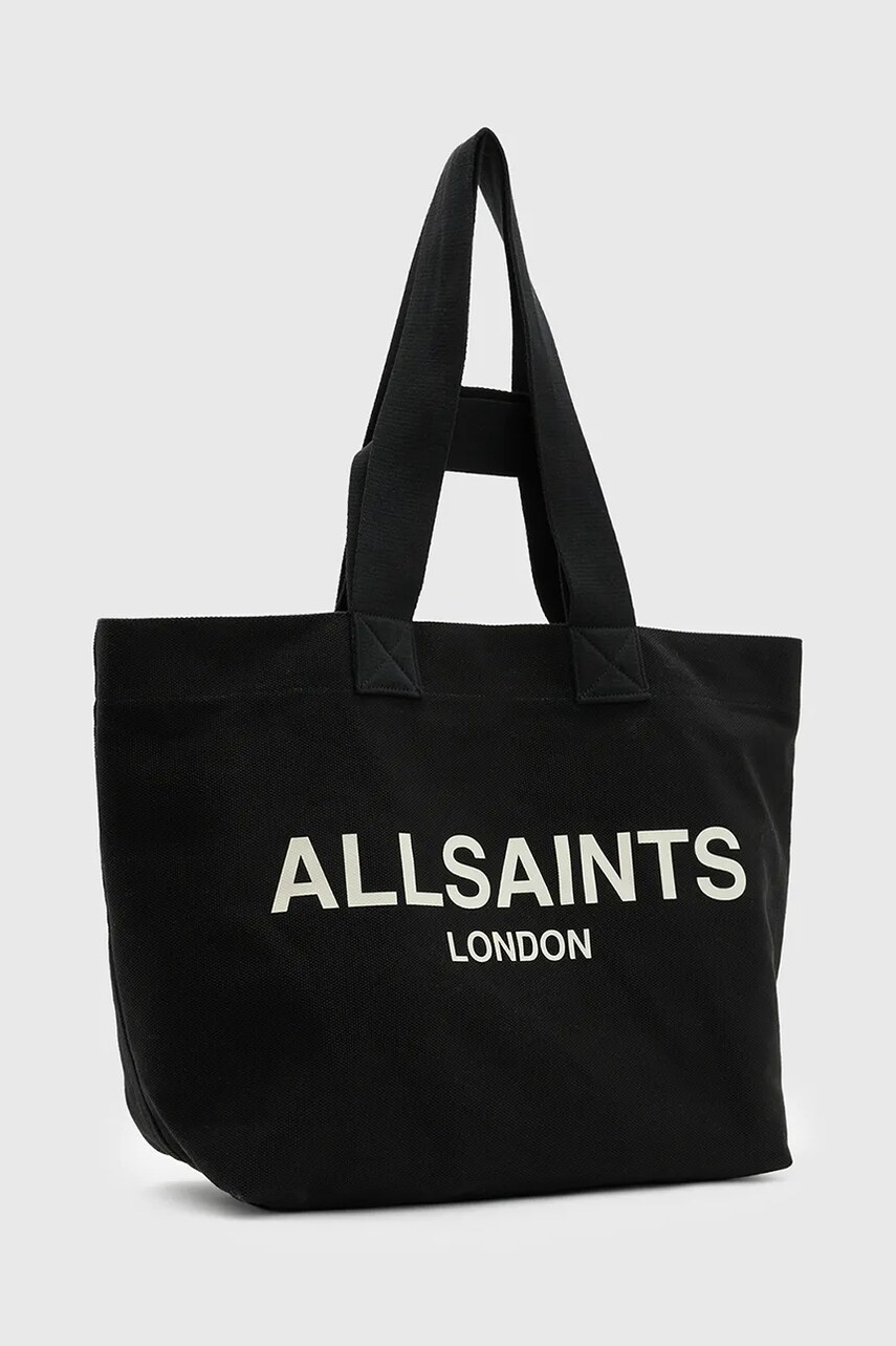 Бавовняна сумка AllSaints ALI колір чорний W163XA