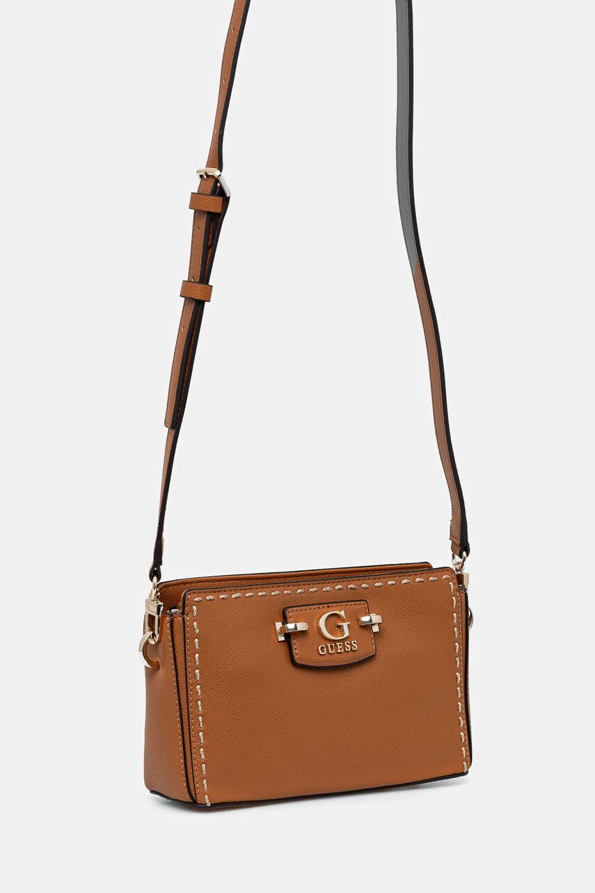 Сумочка Guess NASTRA колір коричневий HWBG96 37720