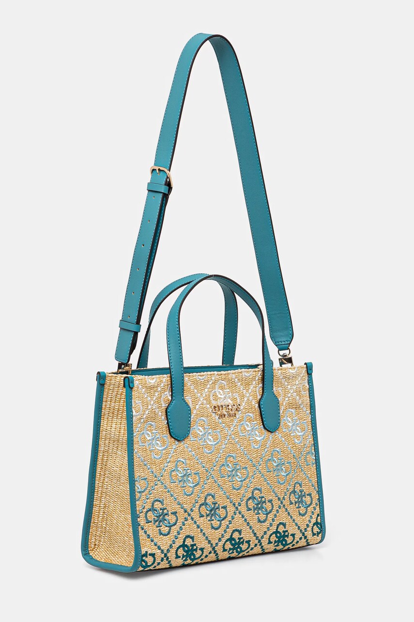 Сумочка Guess SILVANA колір бежевий HWSW86 65220