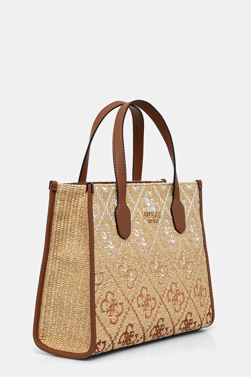 Сумочка Guess SILVANA колір бежевий HWSW86 65220