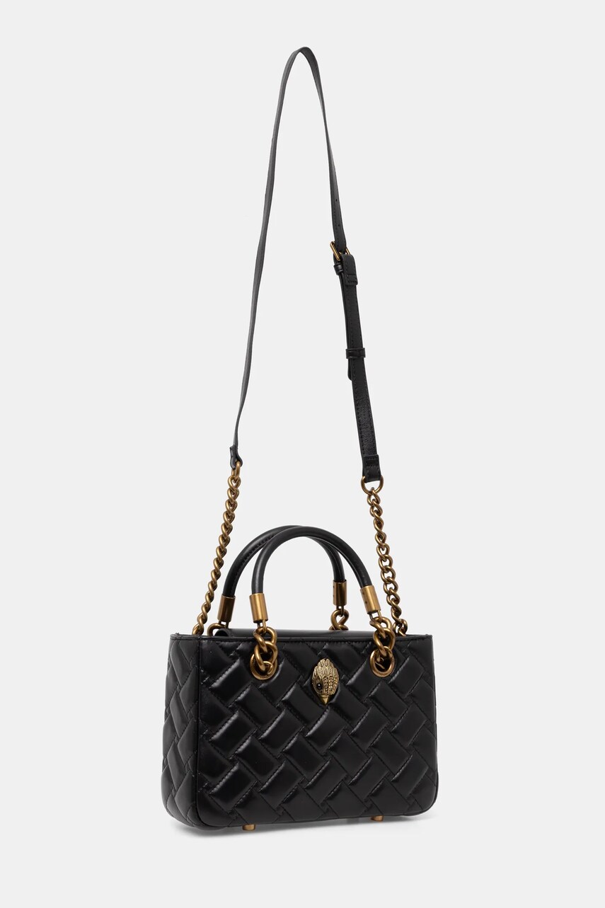 Шкіряна сумочка Kurt Geiger London KENSINGTON колір чорний 4376800109