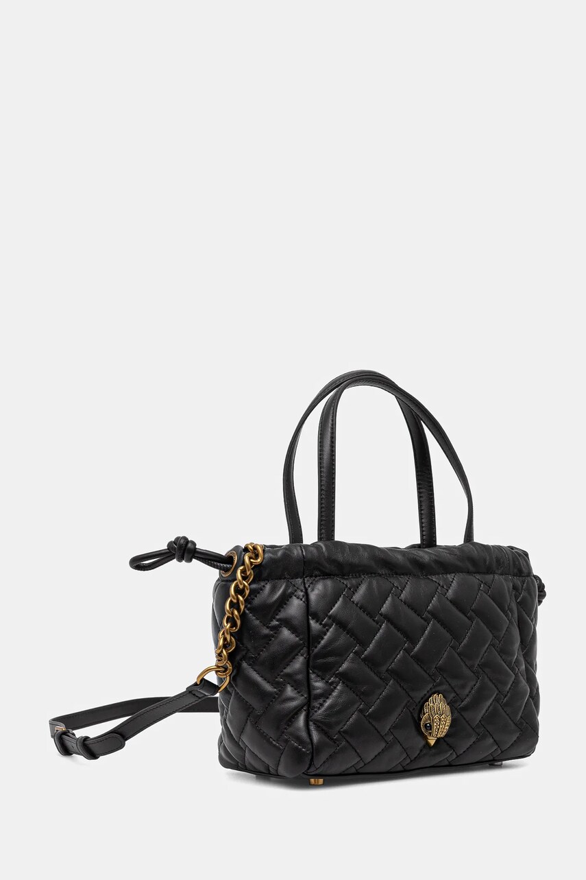 Шкіряна сумочка Kurt Geiger London KENSINGTON колір чорний 4376300109
