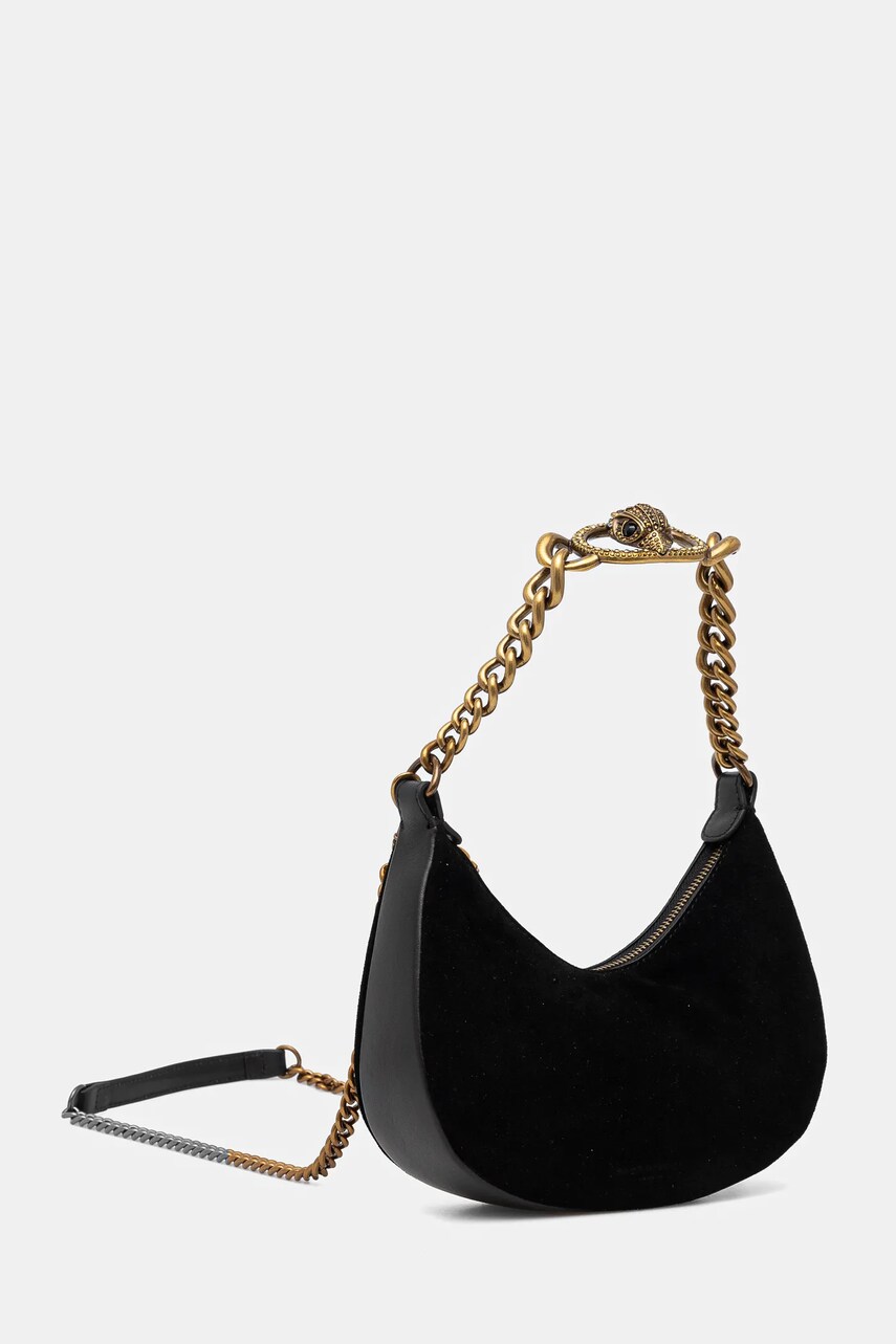 Замшева сумочка Kurt Geiger London CHELSEA колір чорний 4354600209