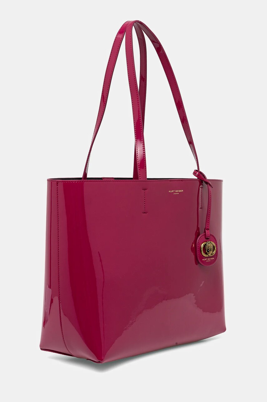 Шкіряна сумочка Kurt Geiger London CHELSEA колір рожевий 3601452309