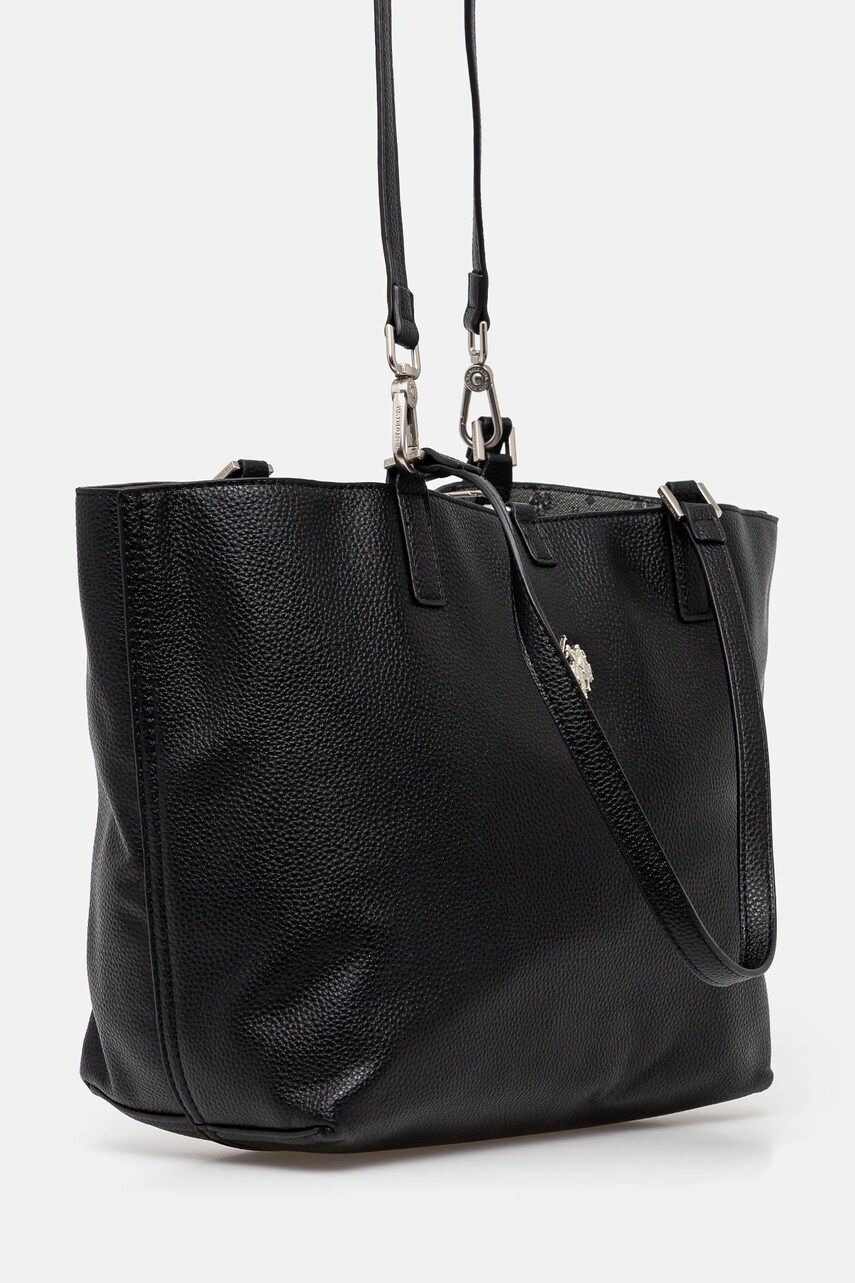 Двостороння сумочка U.S. Polo Assn. Malibu колір чорний BEUM08707WVP