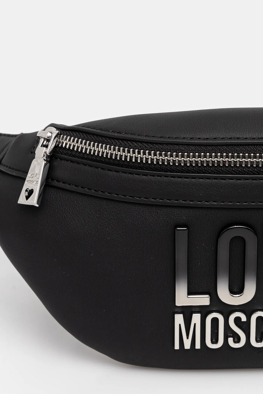Сумка на пояс Love Moschino колір чорний JC4259PP0MKD000B