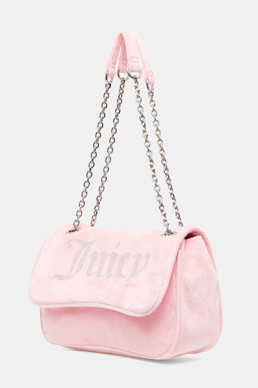 Велюрова сумочка Juicy Couture Kimberly колір рожевий BEJQL8762WPO
