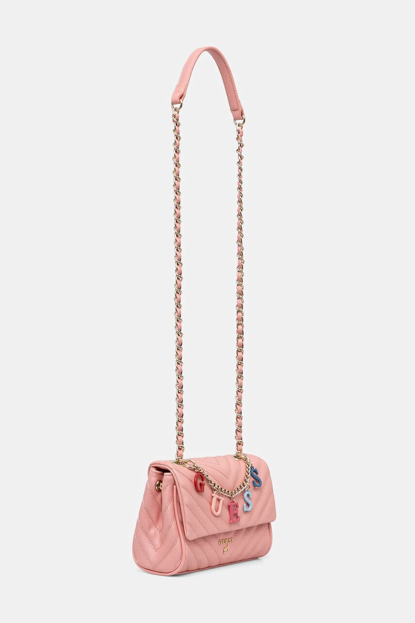 Сумочка Guess Girl колір рожевий J4YZ45 WFZL0