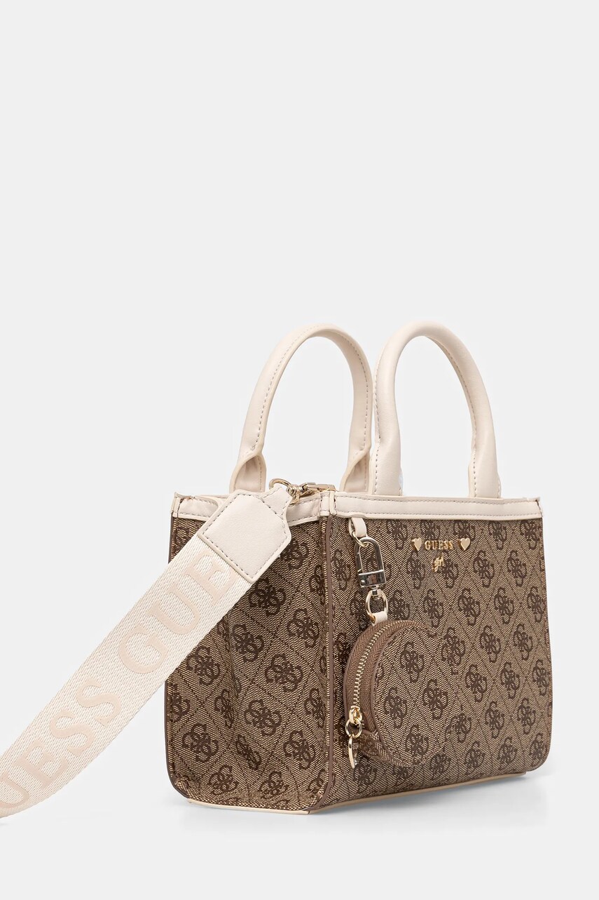 Сумочка Guess Girl колір бежевий J5RZ31 WFMF0