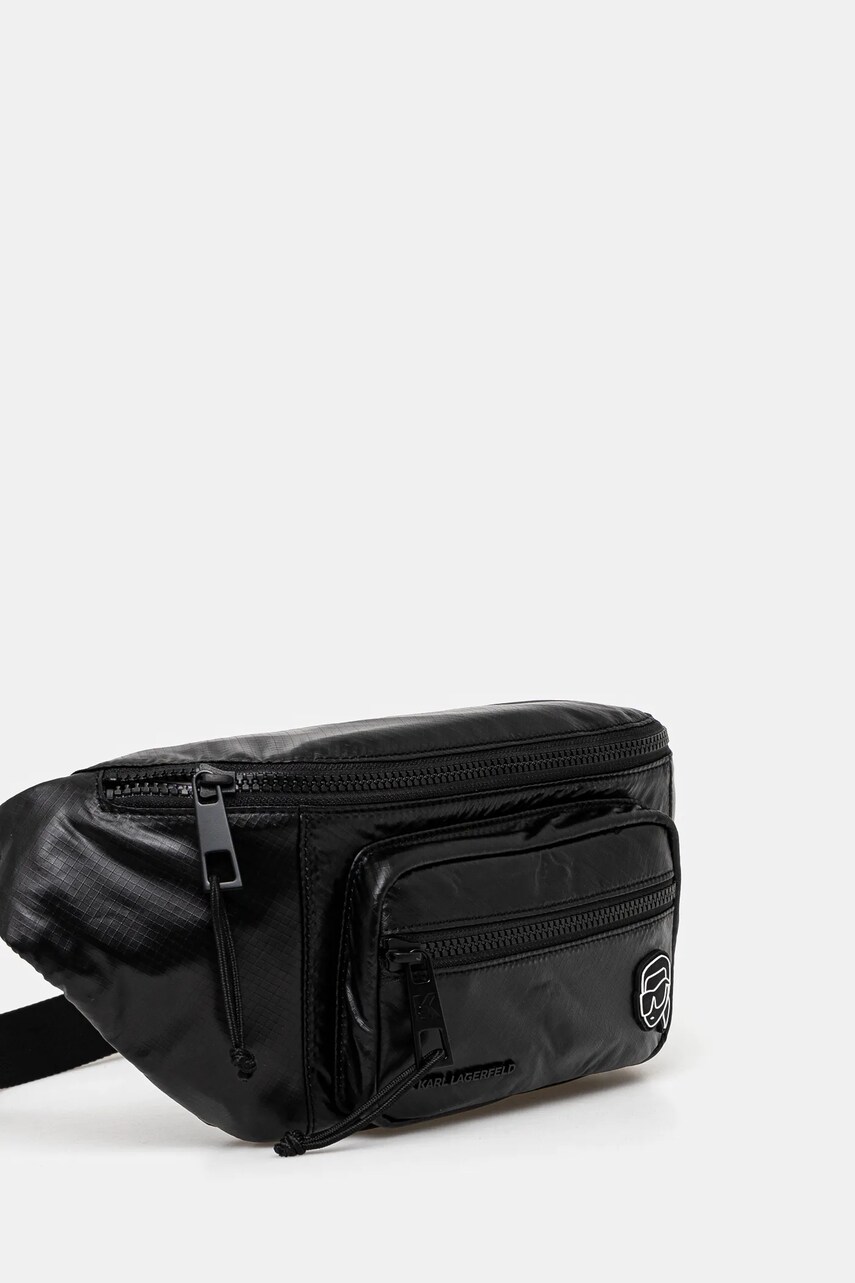 Сумка на пояс Karl Lagerfeld K/IKON колір чорний A1M30086