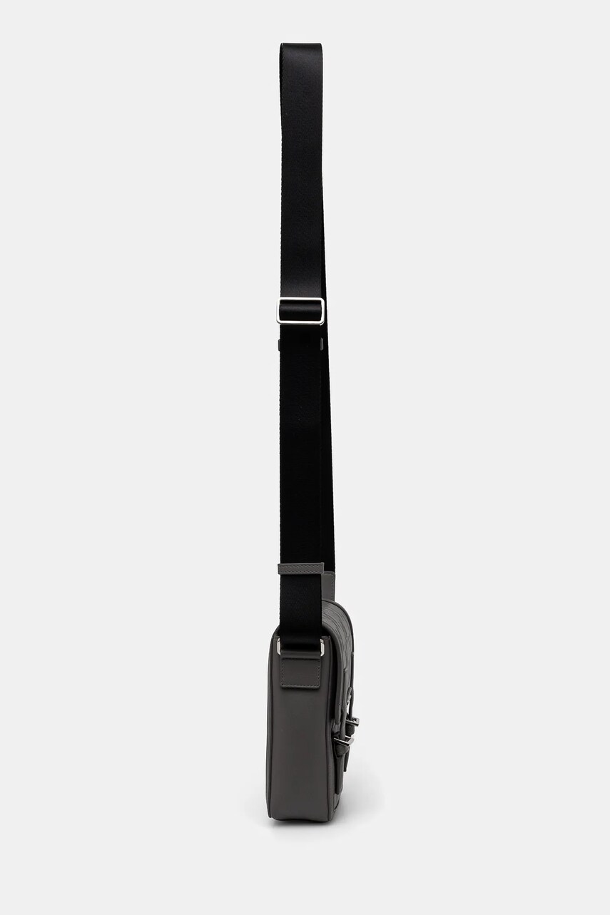 Шкіряна сумка Karl Lagerfeld K/LOOM колір сірий A1M30095