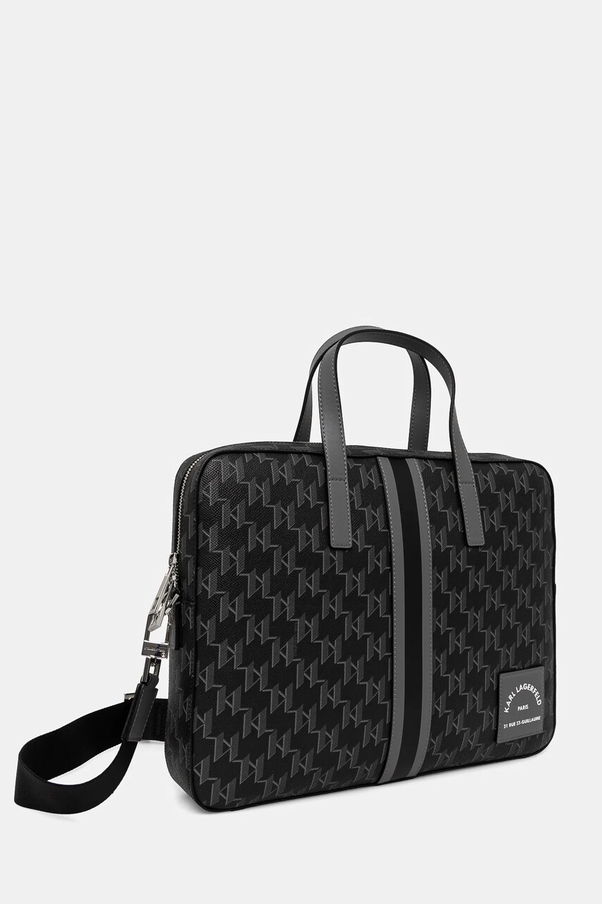 Сумка Karl Lagerfeld K/KANVAS колір чорний A1M30108