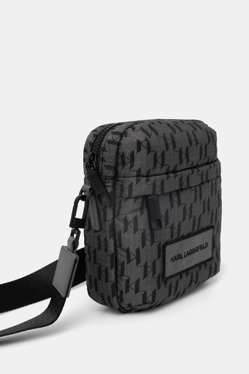 Сумка Karl Lagerfeld K/MONOGRAM колір сірий A1M30412