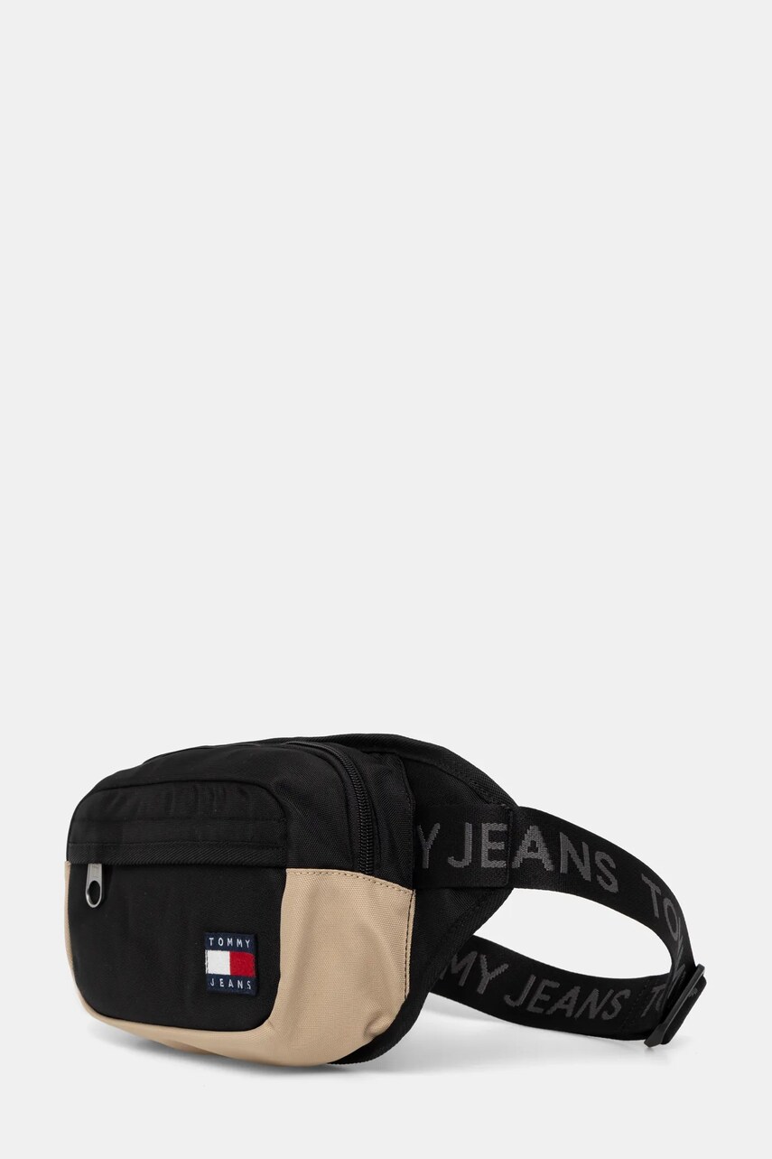 Сумка на пояс Tommy Jeans колір чорний AM0AM13267