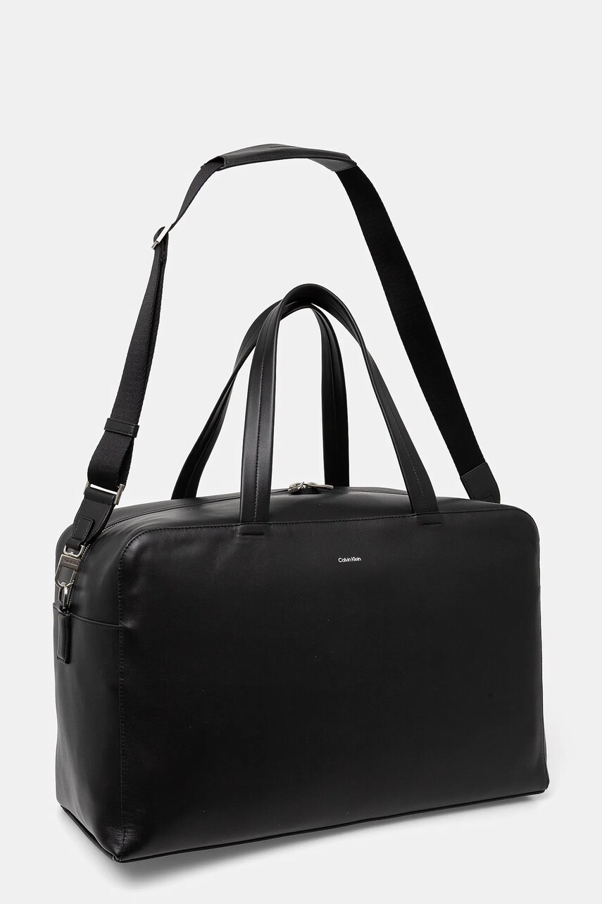 Шкіряна сумка Calvin Klein колір чорний K50K512931