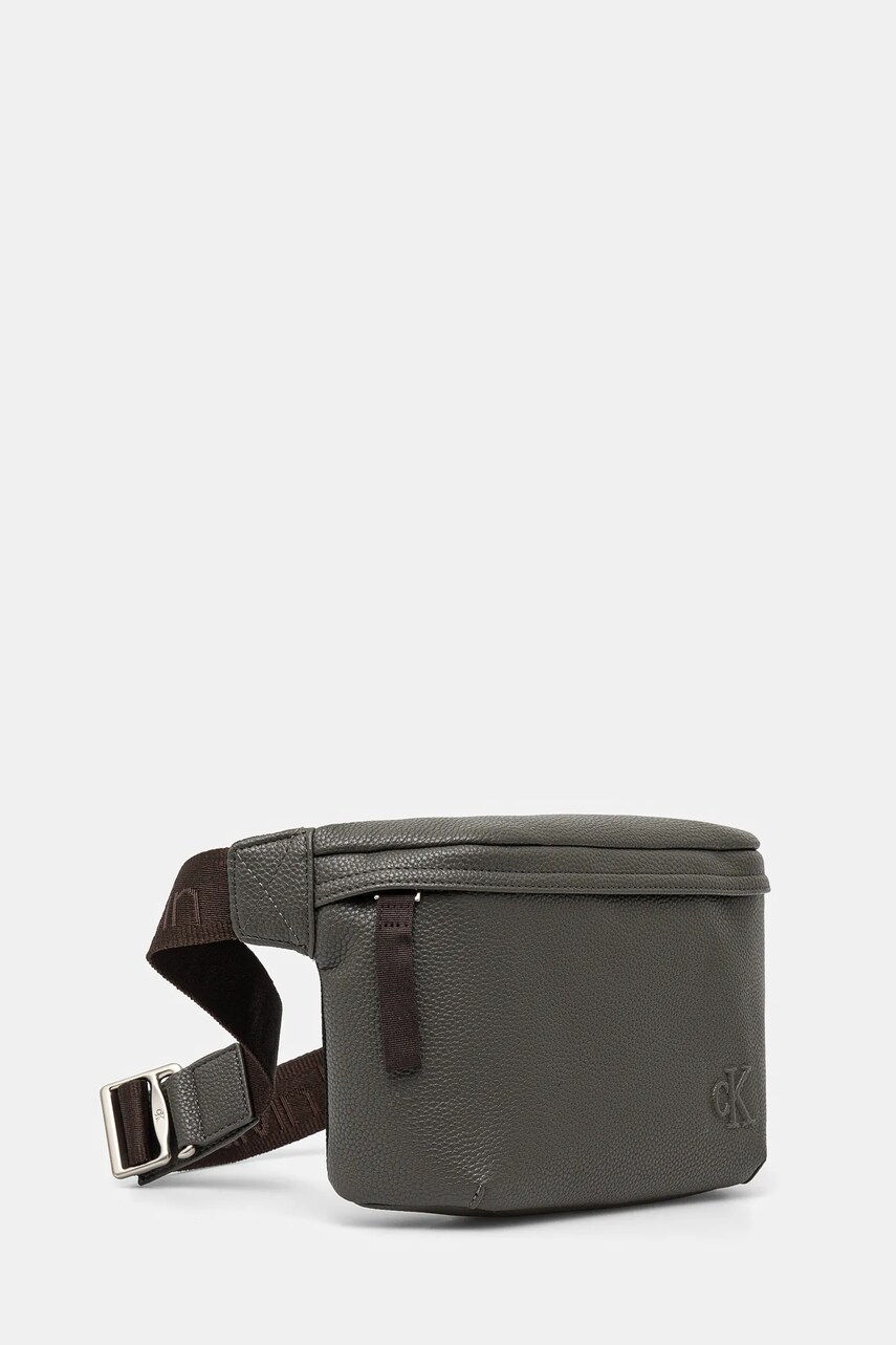 Сумка на пояс Calvin Klein Jeans колір зелений LV04G3082G