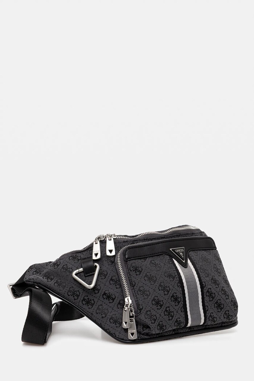 Сумка на пояс Guess MILANO чоловіча колір чорний HMMIST P5156