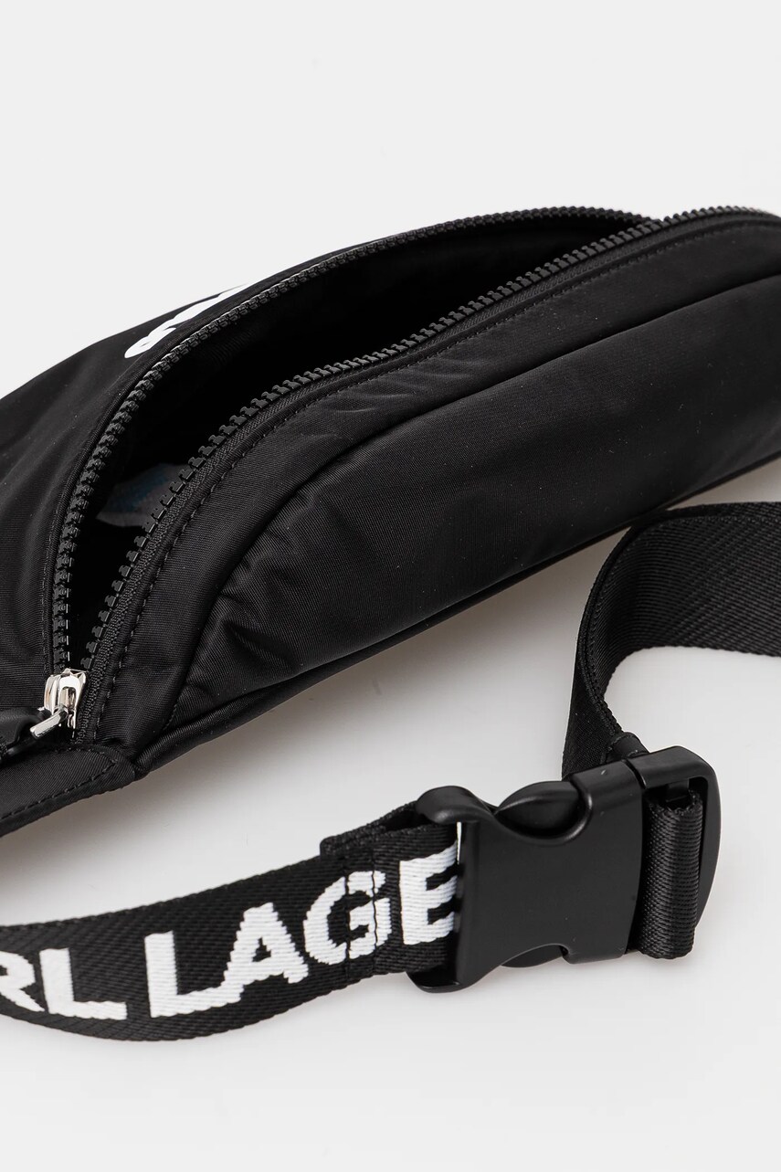 Сумка на пояс Karl Lagerfeld Jeans чоловіча колір чорний A1M30295