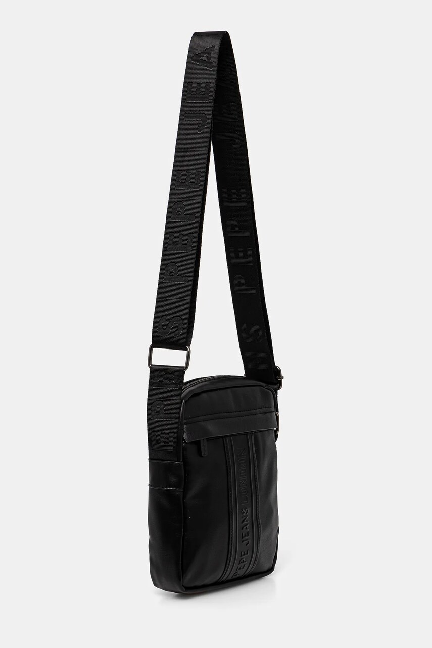 Сумка Pepe Jeans WOLF BRANT колір чорний PM030875