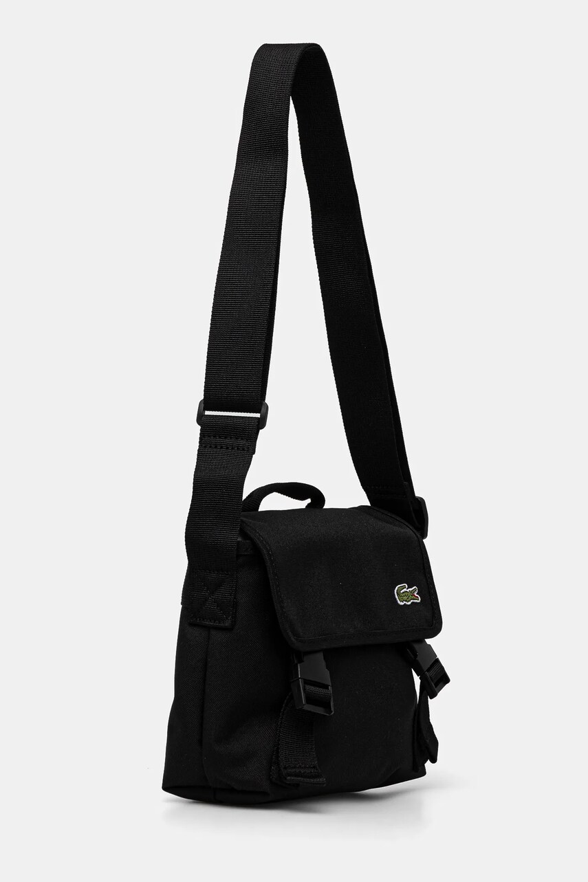 Сумка Lacoste колір чорний NU4865NE