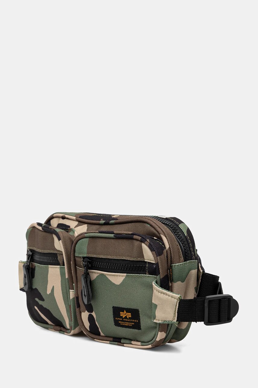 Сумка Alpha Industries Label Waist Bag колір зелений 156943