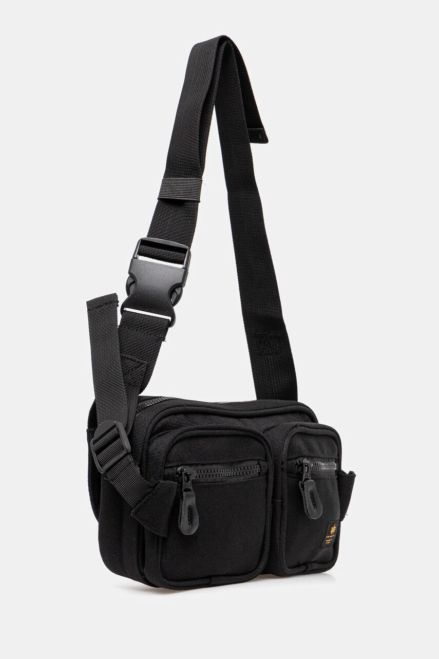 Сумка Alpha Industries Label Waist Bag колір чорний 156943