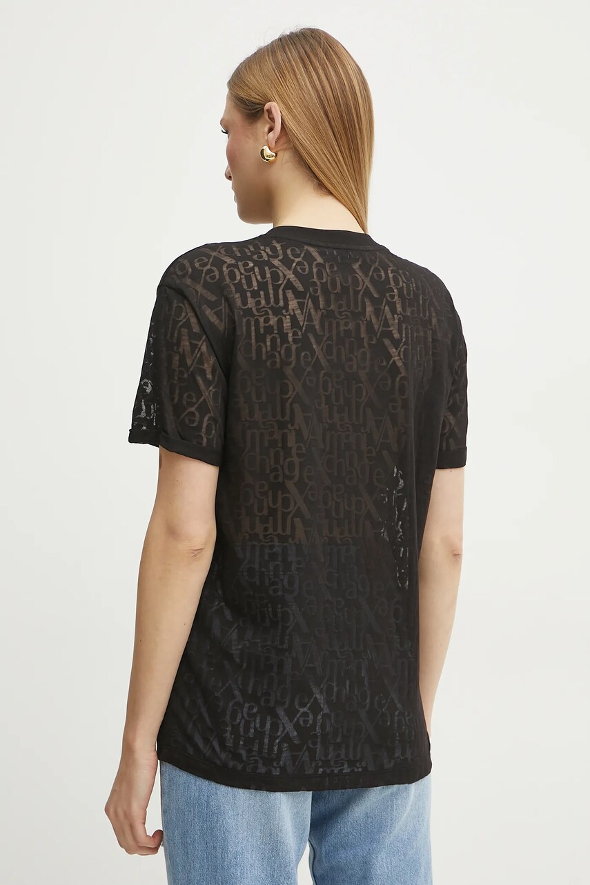 Футболка Armani Exchange жіноча колір чорний XW000103 AF10835