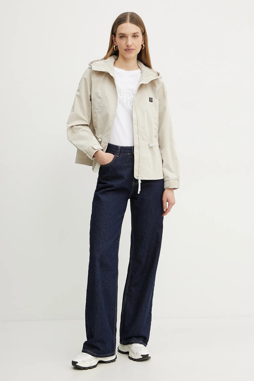 Бавовняна футболка Armani Exchange жіноча колір білий XW000109 AF10359