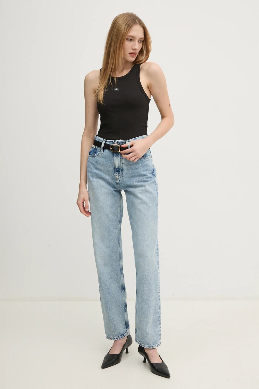 Топ Calvin Klein Jeans жіночий колір чорний J20J224762