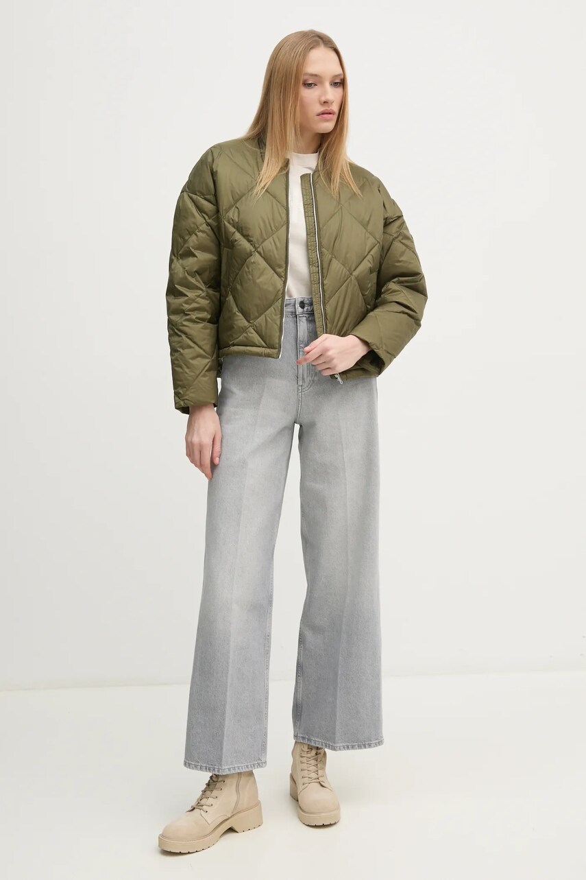 Бавовняна футболка Calvin Klein Jeans жіноча колір бежевий J20J224983