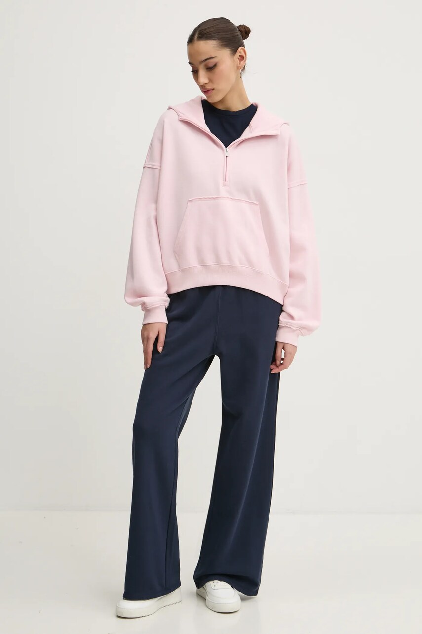 Купити Бавовняна футболка Tommy Jeans жіноча колір синій DW0DW20459 – головне зображення