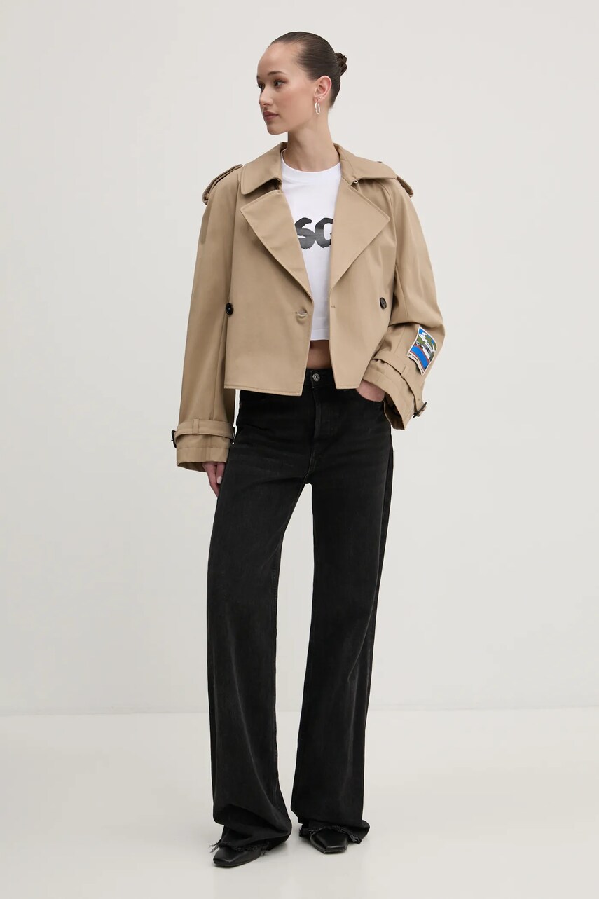 Бавовняна футболка MSGM жіноча колір білий 3841MDM100.257002