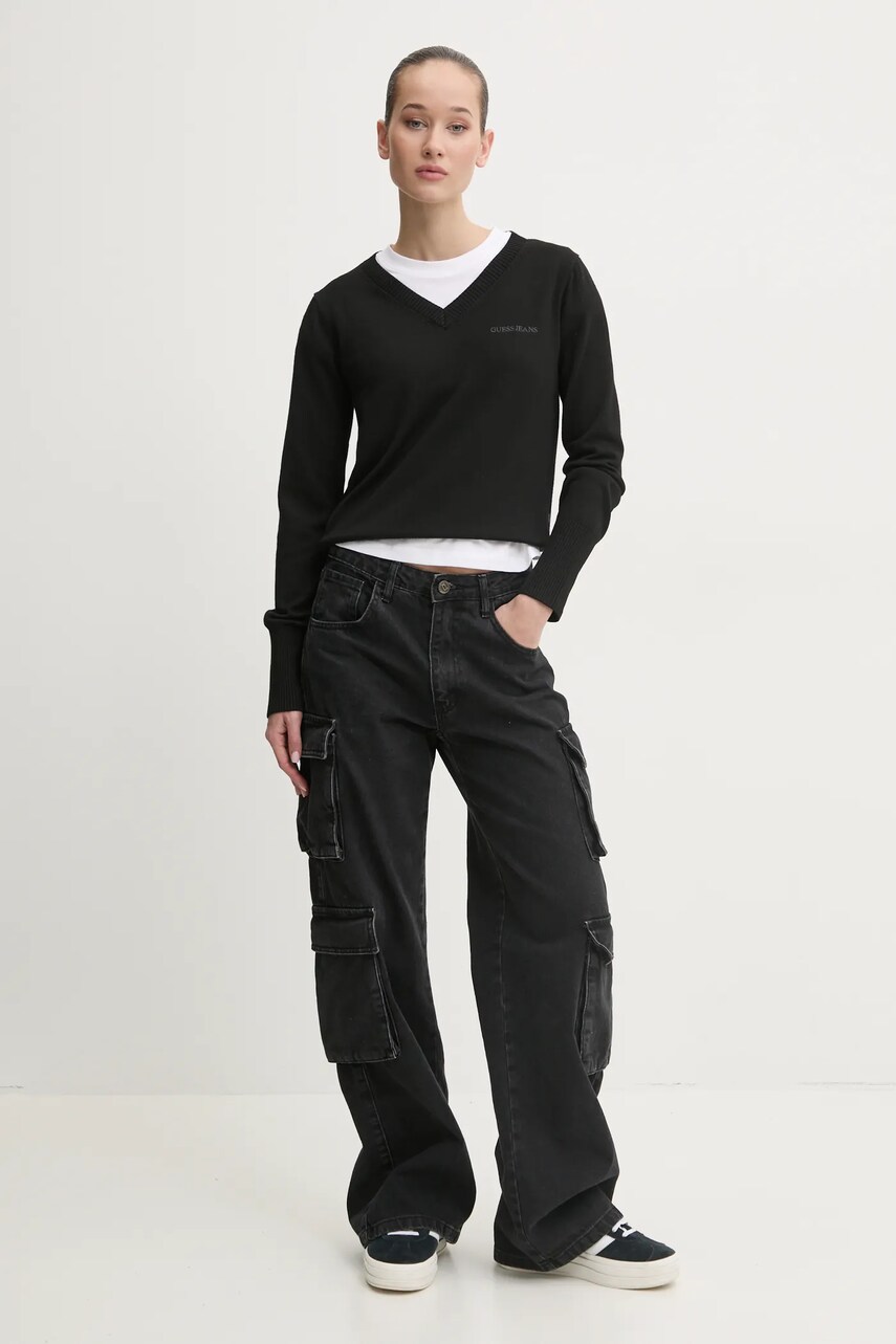 Бавовняна футболка Guess Jeans жіноча колір білий W5RI41 K8HM0