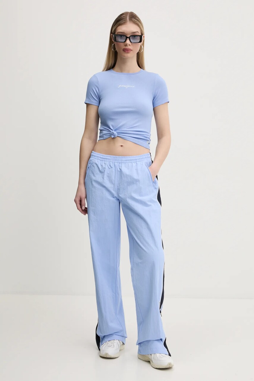Футболка Guess Jeans жіноча колір бірюзовий W5RI57 KA0H1