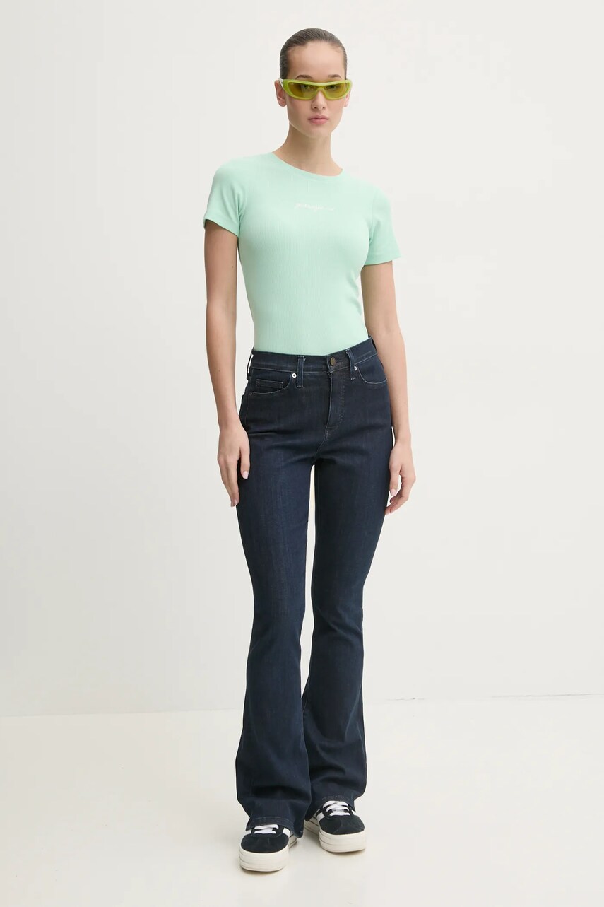 Футболка Guess Jeans жіноча колір зелений W5RI57 KA0H1