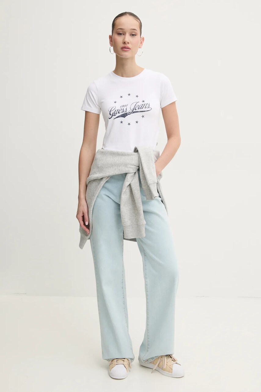 Футболка Guess Jeans жіноча колір білий W5RI59 J1314