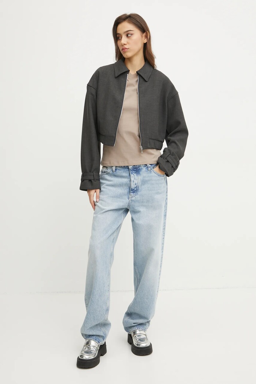 Бавовняна футболка Karl Lagerfeld Jeans жіноча колір бежевий A1W17004