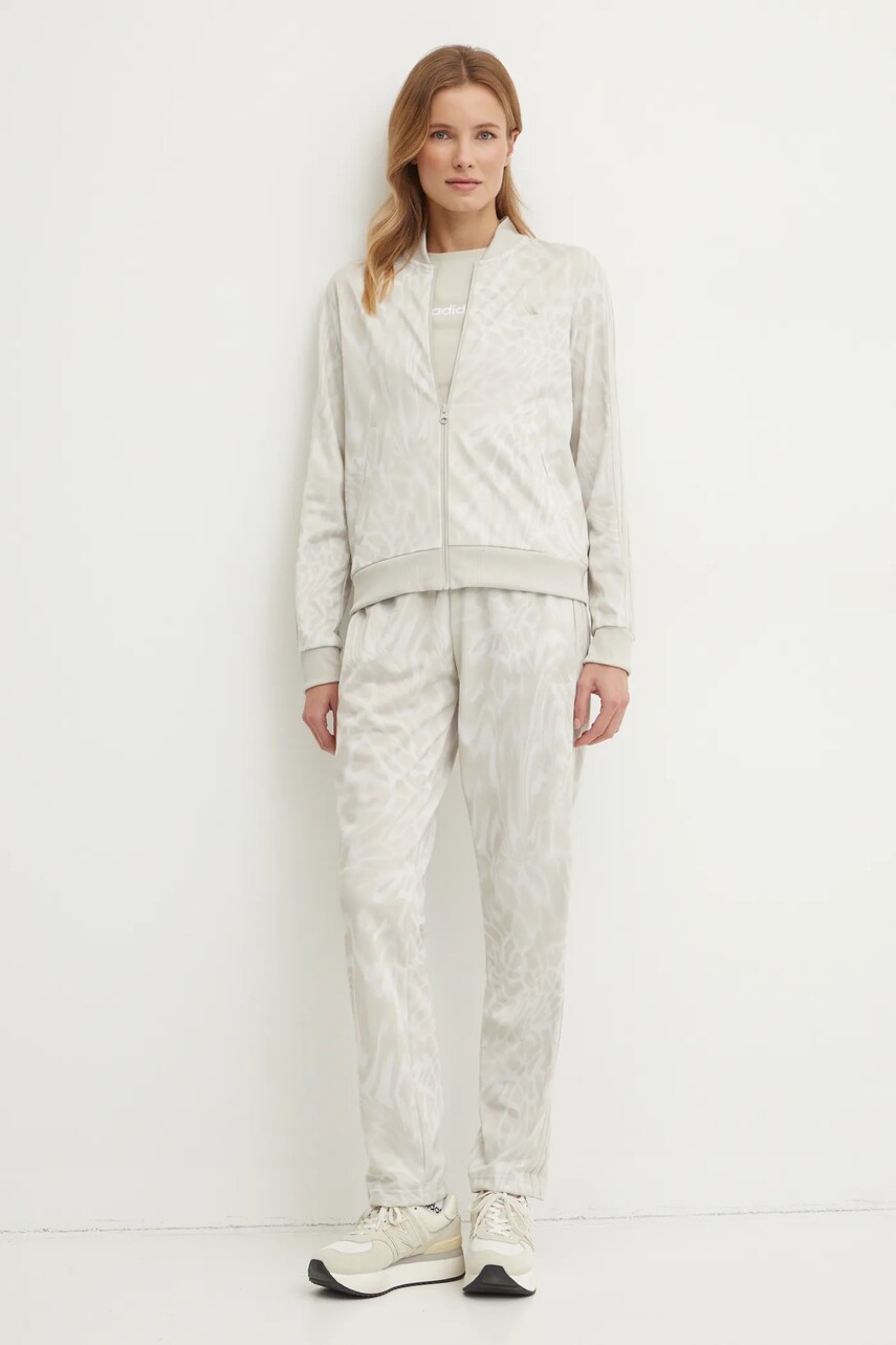 Топ adidas Essentials Linear жіночий колір бежевий JC5790