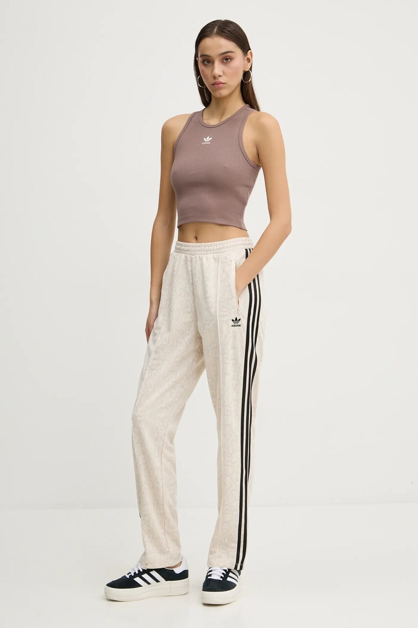 Топ adidas Originals Essential жіночий колір бежевий JC9009
