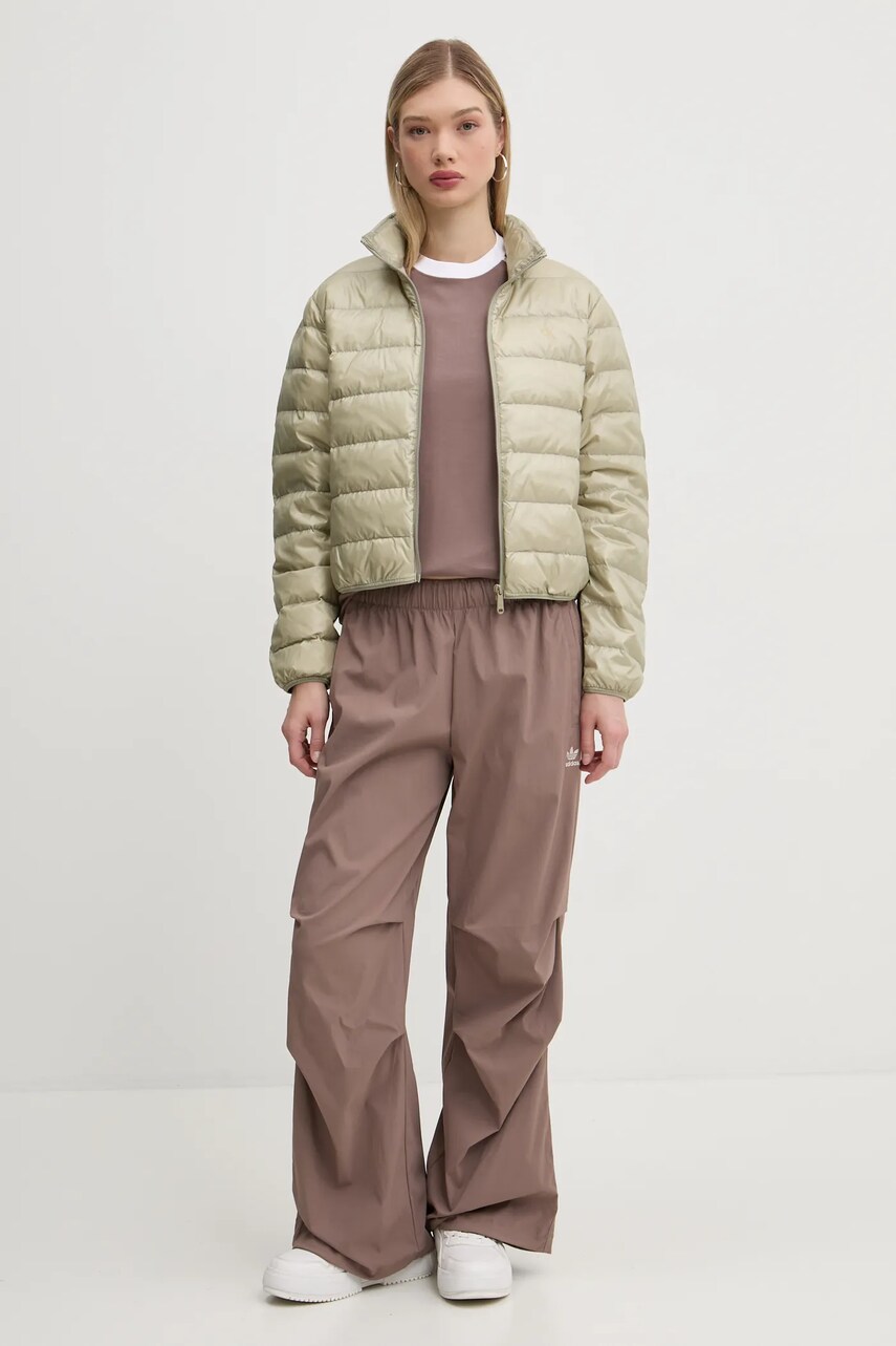 Футболка adidas Originals 3-Stripes жіноча колір коричневий JD4570