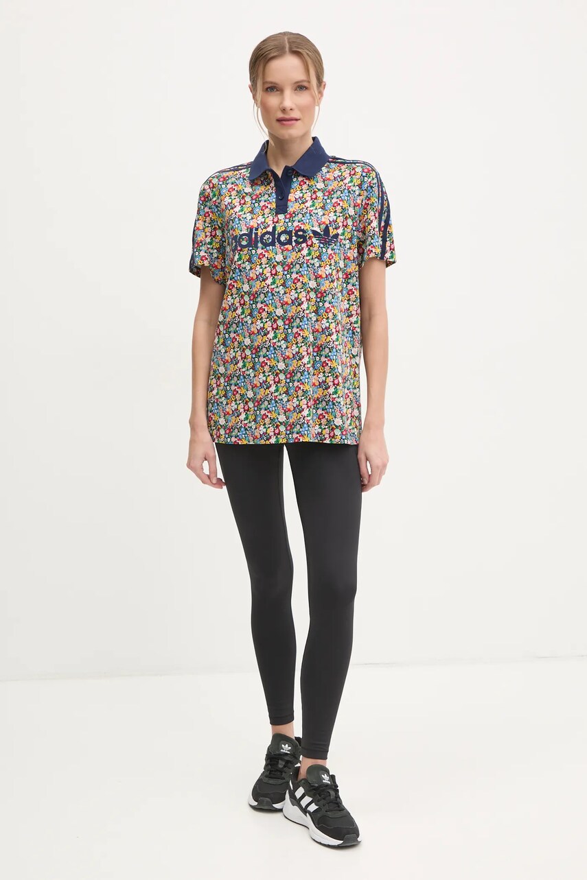 Поло adidas Originals Liberty жіноче колір синій JC7786