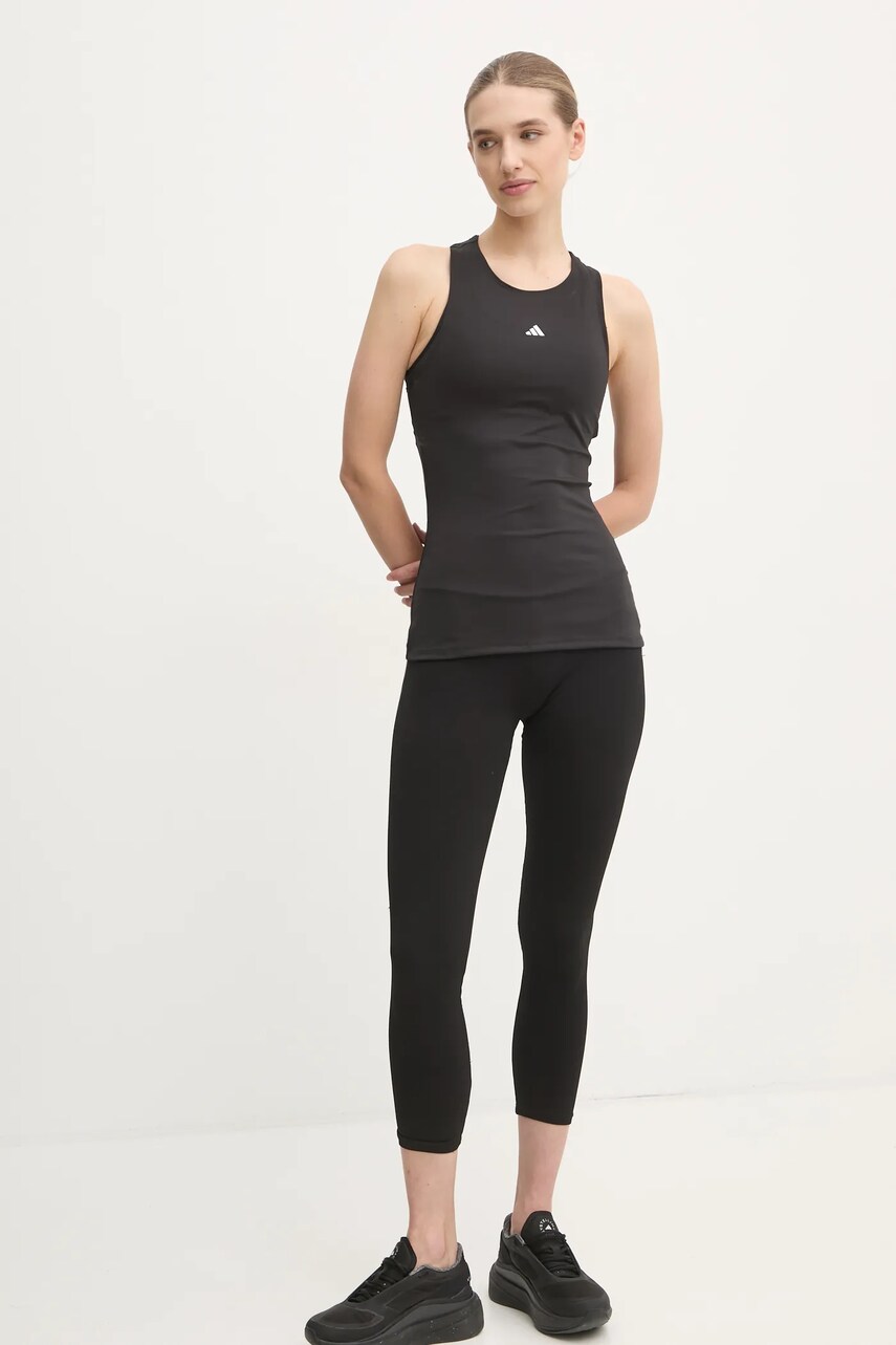 Топ для тренувань adidas Performance Techfit колір чорний IK7924
