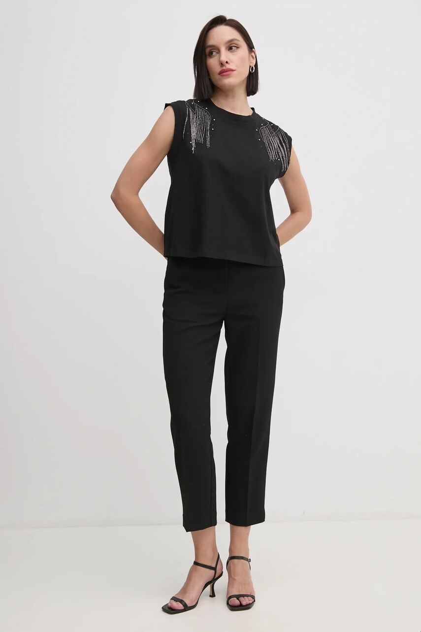 Топ Pepe Jeans LYDIA жіночий колір чорний PL505995