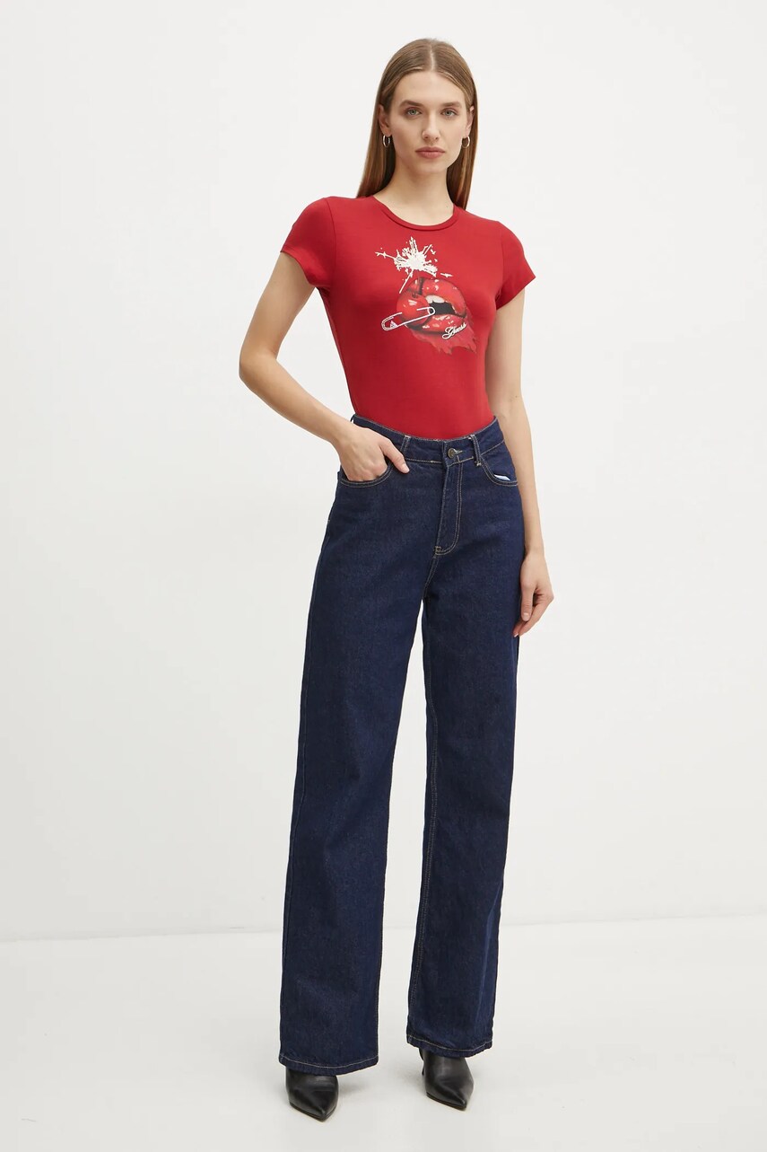 Футболка Guess жіноча колір червоний W5RI23 K49A1